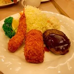 Mine Club Miyaki - カニクリームコロッケ定食