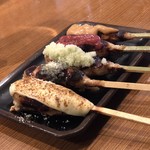 Sumibi Izakaya En Kotoni Ten - 生つくね5本盛り合わせ