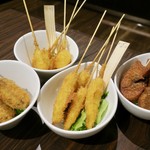 串揚げ 千金丹 - 串揚げ各種 1本100円