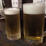 Robata Ezo no Sato - ビール大と中