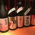 大名 つつじ庵 - 季節のおすすめ酒　常時30銘柄　