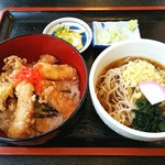 Edo Soba Marukichi - いか様丼セット