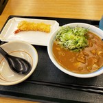 Dondon An Takabata Ten - カレーきしめん小+海老天