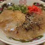 Hakata Ramen Gatsun Ryogoku Ten - ・トッピング完了