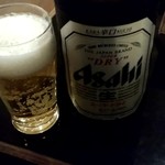 Enya - 【2019.6.25(火)】瓶ビール(中瓶・アサヒスーパードライ)540円