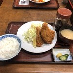 つるや食堂 - アジフライ定食