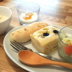 BAKERY CAFE Ichigo Ichie - 食事パンのセット（パンBセット）850円