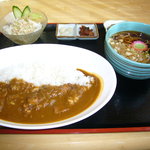 ごはん亭 - カレー そばセット