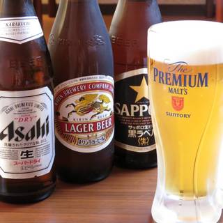 ビールは全てのメーカーをそろえております！