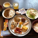 Harvest Hotel - １泊目に食べた朝食