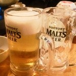 四川火鍋城 - 乾杯ビールは一気飲みでお替り！