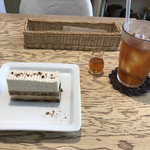 cafecafe - ケーキとアイスティー