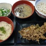 Yoshinoya Hachigosen Kurito Ten - しじみ汁変更！