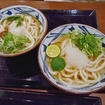 丸亀製麺 - すだちおろし冷かけ（並）＆ 梅おろし冷かけ（並）