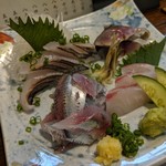 旬魚菜 しら川 - お刺身盛合せ　お替り