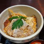 Shinshu Soba Dokoro Sojibo Kyoto Gojo Ionmoru Ten - 定食のカツ丼（ごはん半分）