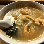 金龍 - エビ冷やしラーメン　850円