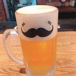 Beer hall Mustache - エビス生＠550