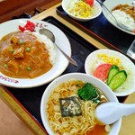 丸五食堂 - カレーセット@880+税