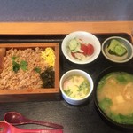 Wa Dining Aoyama - とりそぼろせいろごはん