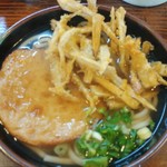 Yama no Sato Udon - ごぼう天うどん530円+丸天190円