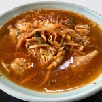 キッチン山河 - ホルモンラーメン　800円