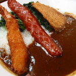 バラ - 料理写真:看板メニューのバラカレーσ（^◇^）