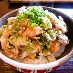 Wine Ya - 海老と野菜のかき揚げ丼「あっぷ図」