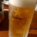 名古屋名物 味噌とんちゃん屋 国府宮ホルモン - 生ビール