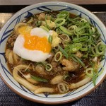 Marugame Seimen Ionmoru Chikushino Ten - 牛味噌煮(温玉) 並６６０円