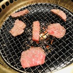 和牛焼肉 えん - お肉で顔作って遊んでみた笑