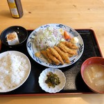 Oshokuji Dokoro Marutaka - わかさぎフライ定食(山中湖産)