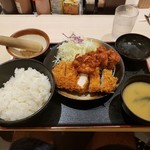 Matsu no Ya Hanazonocho Ten - 厚切りロースかつ&唐揚げ定食