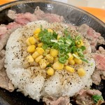 Ikinari Steak Ionmorutsudanumaten - お肉たっぷりビーフペッパーライス990円