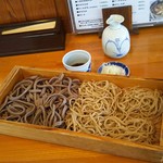 Ishiusubiki Teuchi Soba Higetsu An - 相もり板そば