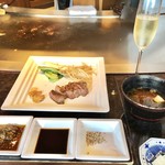 XEX TOKYO / Teppanyaki An - 軽めランチのメインのお肉