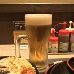 松のや - 生ビール！