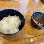 いちふく - 白飯 お味噌汁