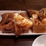 和我家　はやし - 白エビと玉葱のかき揚げ680円