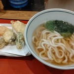 自家製うどん・天丼 中西 - 〆の野菜天うどん