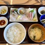 Munakata Ama Shokudo Yassan - 刺身定食　１５００円