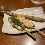 Yakitori Ya Sumire Hiyoshi Ten - アスパラ、ささみ、ともう一つ。