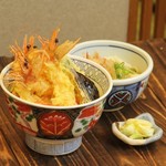 天使の海老と旬野菜天丼