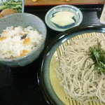 Soba no Ie Ijira - そば定食（１１５０円）