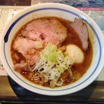 Menya Seiunshi - 焼き鯵正油らぁ麺(多加水ピロピロ麺)