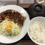 Matsuya Kotakibashi Ten - 豚テキW定食 並