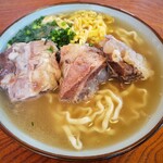 Okinawa Soba Saki - 軟骨ソーキそば(大)