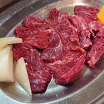 Yakiniku Ichiban - サガリ定食の肉