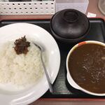 Matsuya Kotakibashi Ten - ハンバーグカレー 大盛