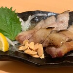 Choshu Private rooms Izakaya Yuuyuu - むつみ豚バラ炭火焼き